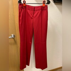 Express Editor Red Dress Pants size 4
